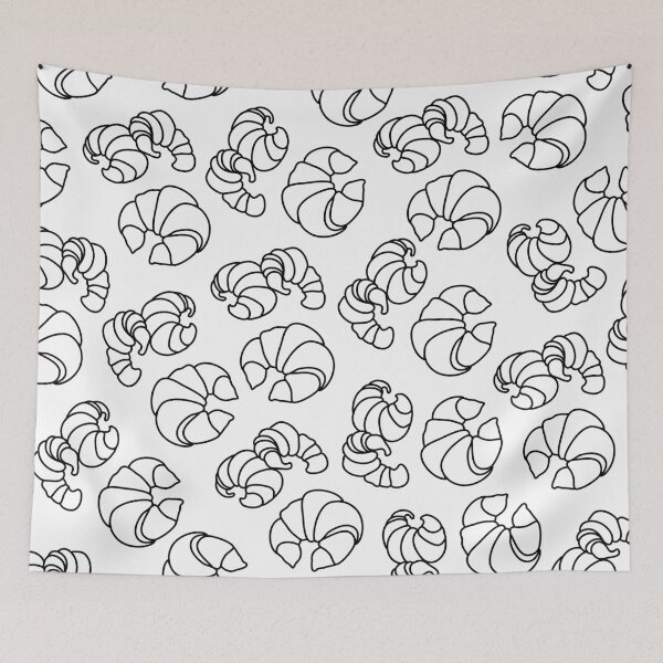 Item preview, Croissants in Space designed and sold by NOTSNIW ART.