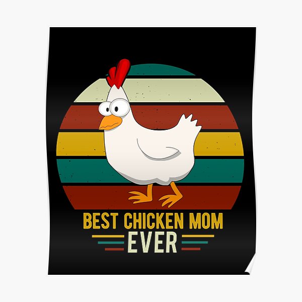 "Hühner Sprüche Frauen Huhn Bauer Geschenk" Poster von RonkeyDesign