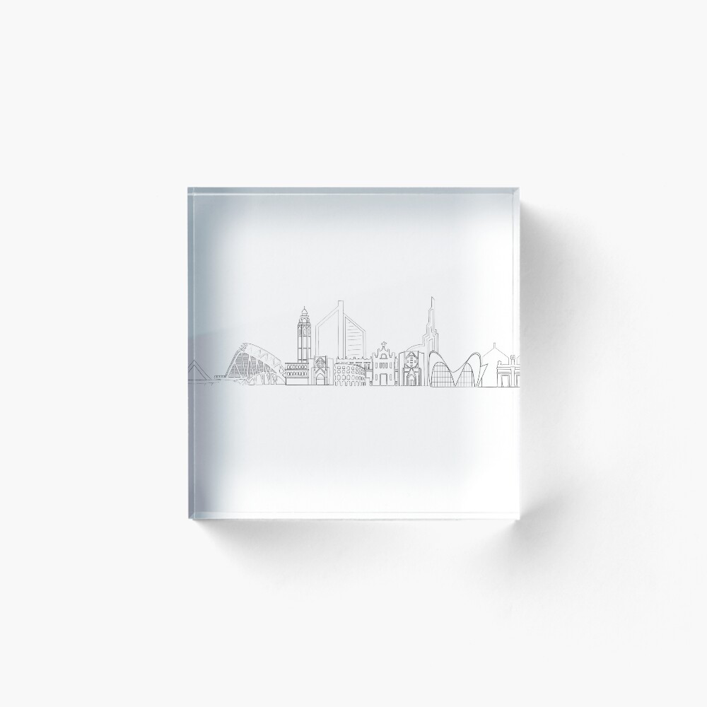 Vista previa del artículo con la obra «Bloque acrílico», diseñado y vendido por drknice.