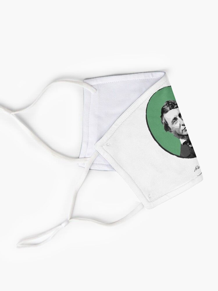 Alternate view of Henry David Thoreau Mask