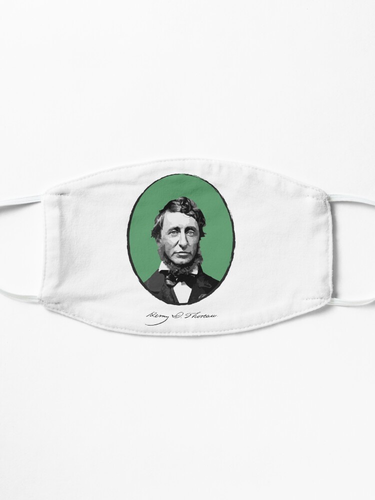 Alternate view of Henry David Thoreau Mask