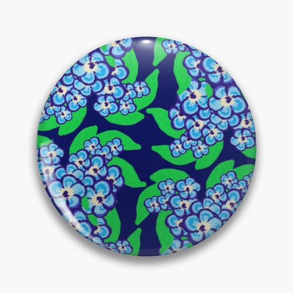 Item preview, Lala Flower Doodle Navy designed and sold by LalaDoodleBug.