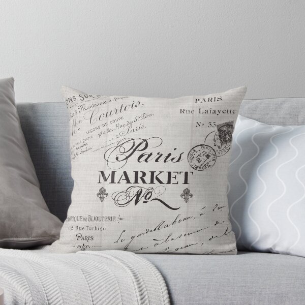 Item preview, Paris market grey designed and sold by SylviaCook.
