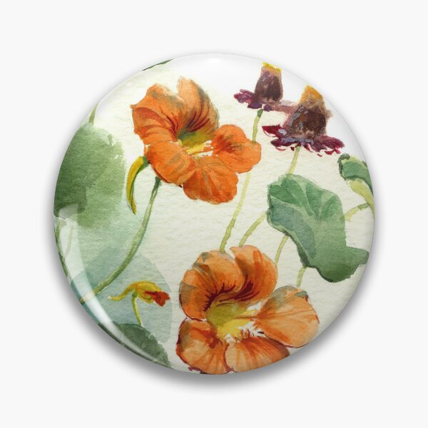 Item preview, Cress, orange flowers designed and sold by jennomat.