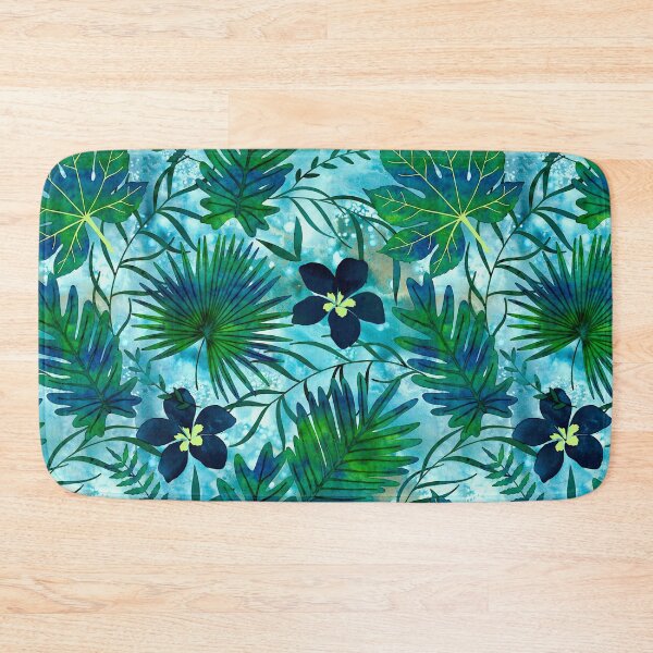 Item preview, Nalani Hawaiian Tropical Garden - Turquoise designed and sold by DriveIndustries.