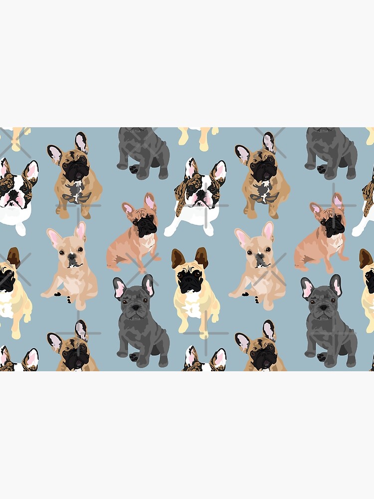 Thumbnail 4 of 4, Zipper Pouch, FRENCH BULLDOGS designed and sold by ArtofACoonhound.