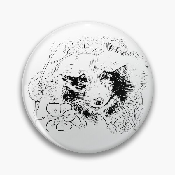 Item preview, Tanuki and Windflower/ Mouse and Babies Breath designed and sold by MFIllustration.