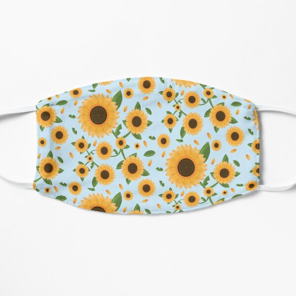 Sunflower Patterns Mask