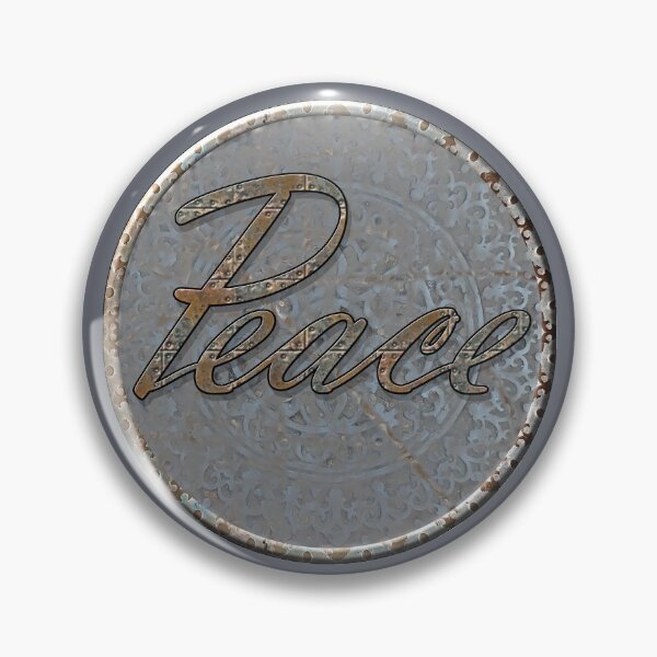 Steampunk Peace Pin