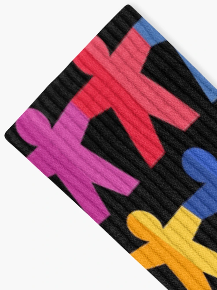 Thumbnail 2 of 5, Socks, Paper People Chain designed and sold by iconymous.