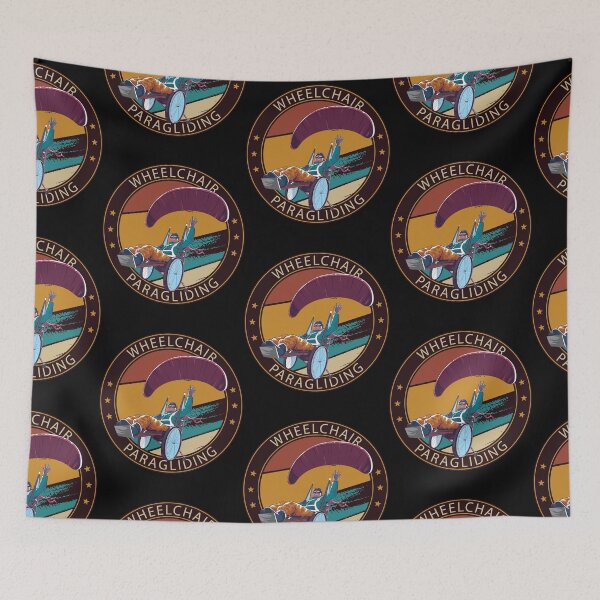 Item preview, Retro Wheelchair Paragliding designed and sold by C0njur0r.