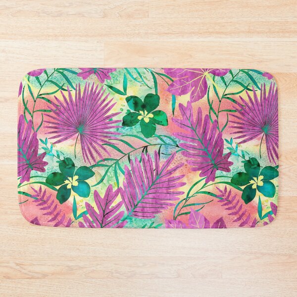 Item preview, Nalani Hawaiian Tropical Garden - Fuchsia designed and sold by DriveIndustries.
