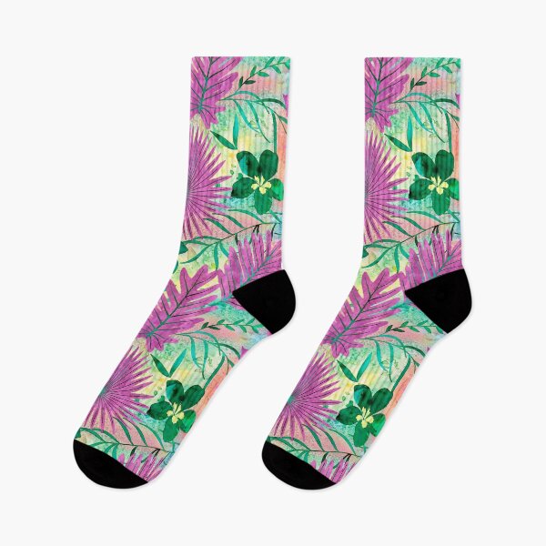 Item preview, Nalani Hawaiian Tropical Garden - Fuchsia designed and sold by DriveIndustries.