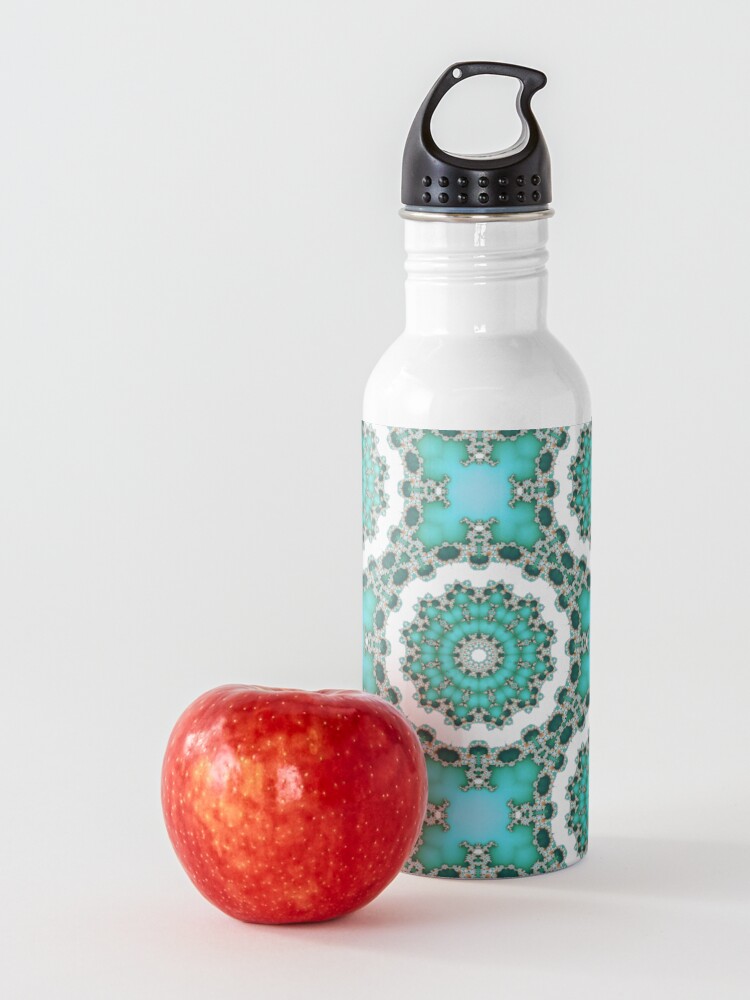 Alternate view of Turquoise Mandalas Water Bottle