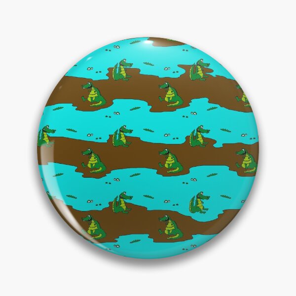 Item preview, Crocodile Cartoon Pattern designed and sold by jaggerstudios.