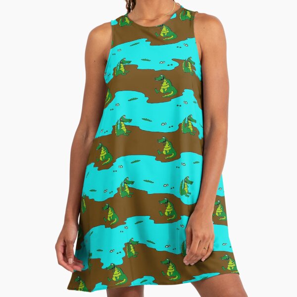 Crocodile Green Dresses for Sale | Redbubble
