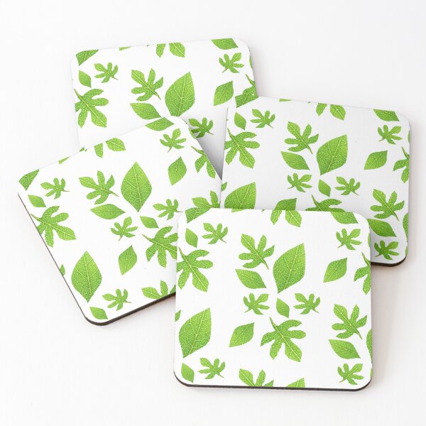 Item preview, Lala Leaf Doodle Spring Green designed and sold by LalaDoodleBug.