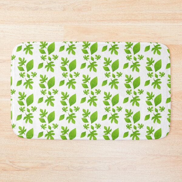 Item preview, Lala Leaf Doodle Spring Green designed and sold by LalaDoodleBug.