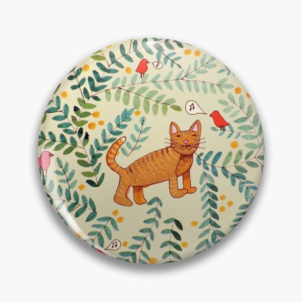 Item preview, minou jaune (this yellow cat) designed and sold by sylvie  demers.