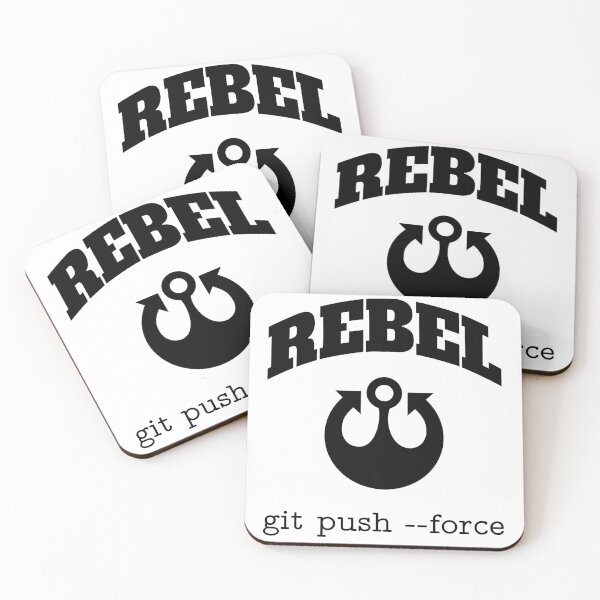 Item preview, Code Rebel - git push --force - Software Developer Design - Black designed and sold by geeksta.