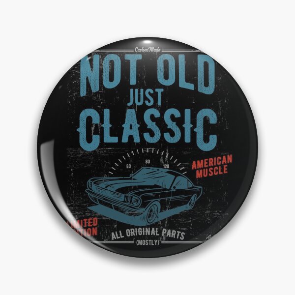 Item preview, Not Old Just Vintage, Mustang Classic Vintage American Car Art Design Gift Present For Old Guys Men Dad Husband. Fathers Day Birthday  designed and sold by maindeals.