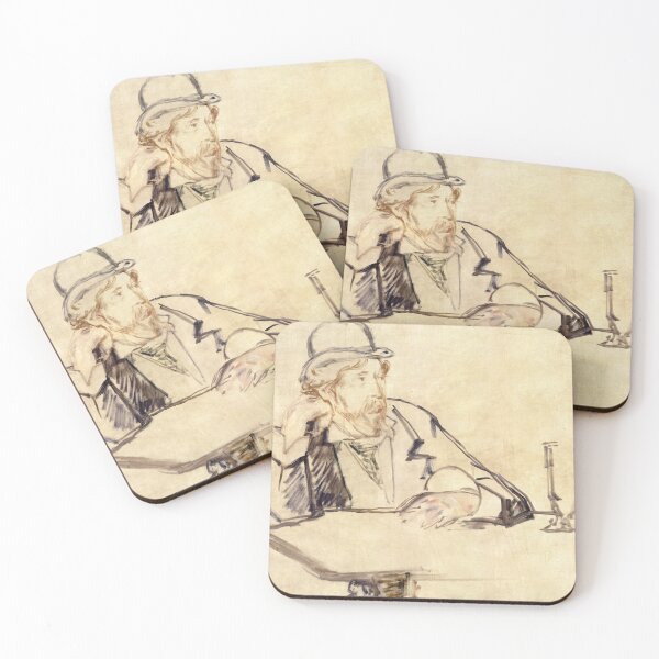 Item preview, George Moore (1852-1933) at the Café designed and sold by Tizeru.