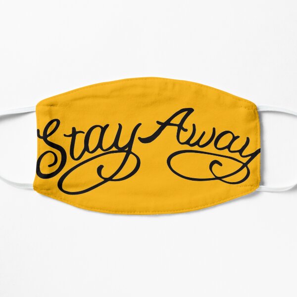 Stay Away, Post Malone (Yellow) Flat Mask