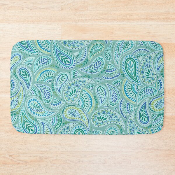 Item preview, Aqua Paisley designed and sold by Janet Broxon.