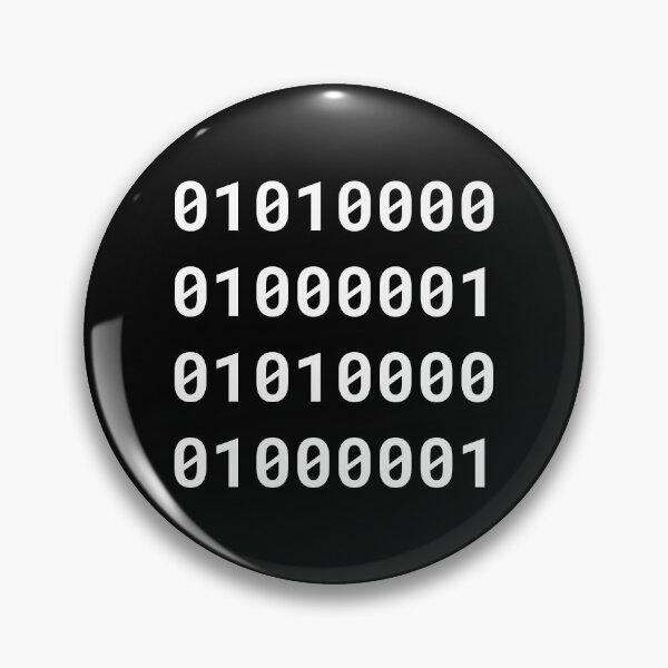 Artikelvorschau, Binär PAPA - White Text Design für Geek / Nerd Väter entworfen und verkauft von geeksta.