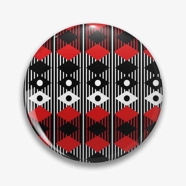 Artikelvorschau, Red Black and White Geometric entworfen und verkauft von Sharon Schwalbe.