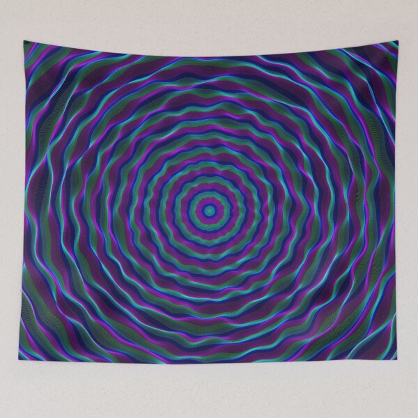 Item preview, Colorful Wavy Circles designed and sold by GenuineBurke.