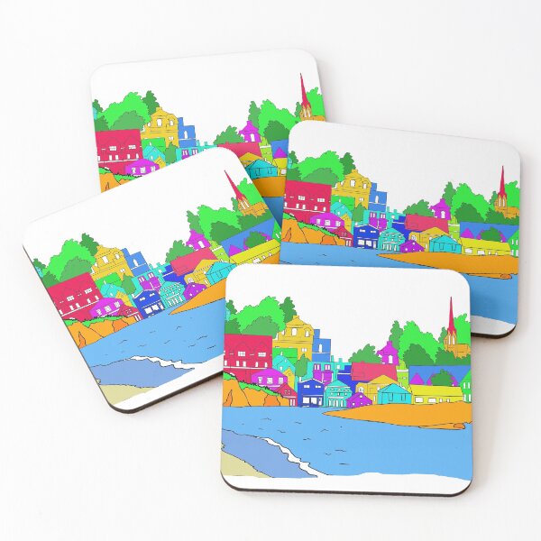 Item preview, Novia Scotia skyline designed and sold by KitCatCards.