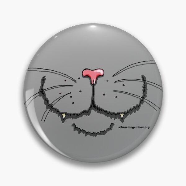 Item preview, Nosy Cat in gray designed and sold by Schrödingers Box.