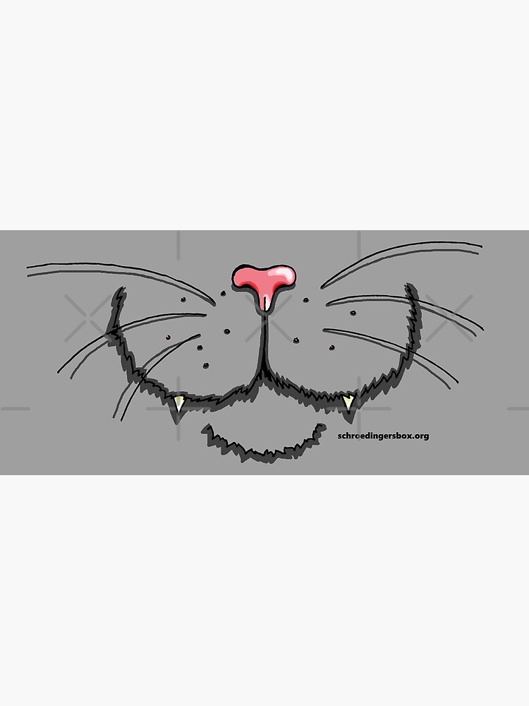 Thumbnail 3 von 3, Poster, Nosy Cat in Grau designt und verkauft von Boxcats.