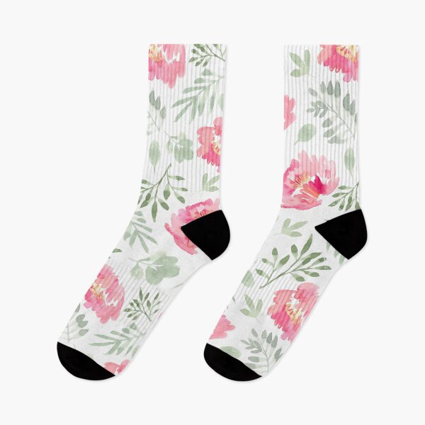 Item preview, Watercolor Peonies | Pink | Pattern designed and sold by Harpley Design Studio.