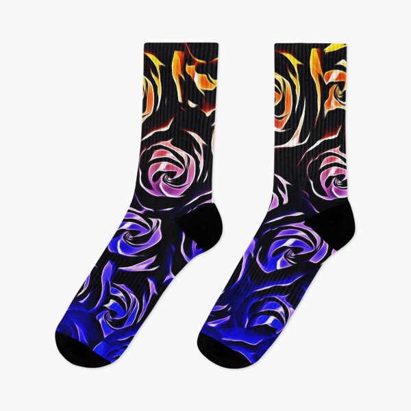 Item preview, rose pattern texture abstract background in blue and red designed and sold by Mrvell.