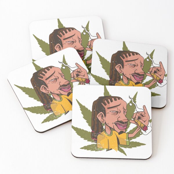 Item preview, Design featuring a man with dreadlocks smoking a marijuana joint designed and sold by Designbuddies.