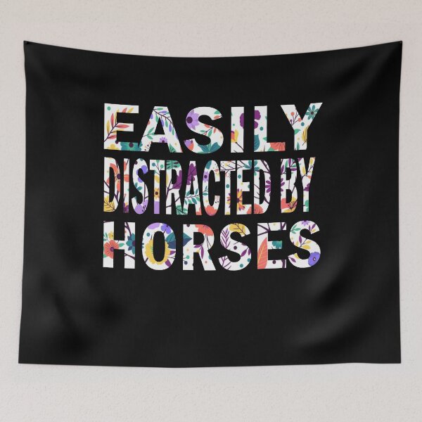 Item preview, easily distracted by horses Gift For Ladies designed and sold by alaechamlal.
