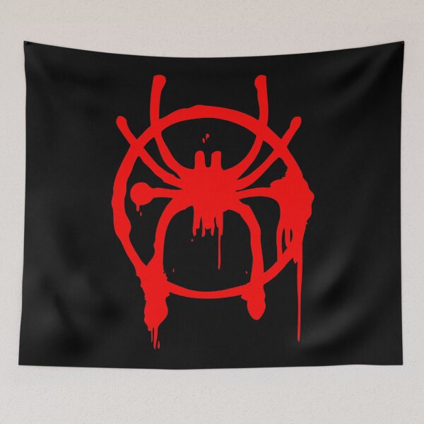 Item preview, mask of Amazing Spider Hero with Logo Web Miles (superhero) Comics funny (covid19 coronavirus quarantine trendy mask) designed and sold by frikybomb.