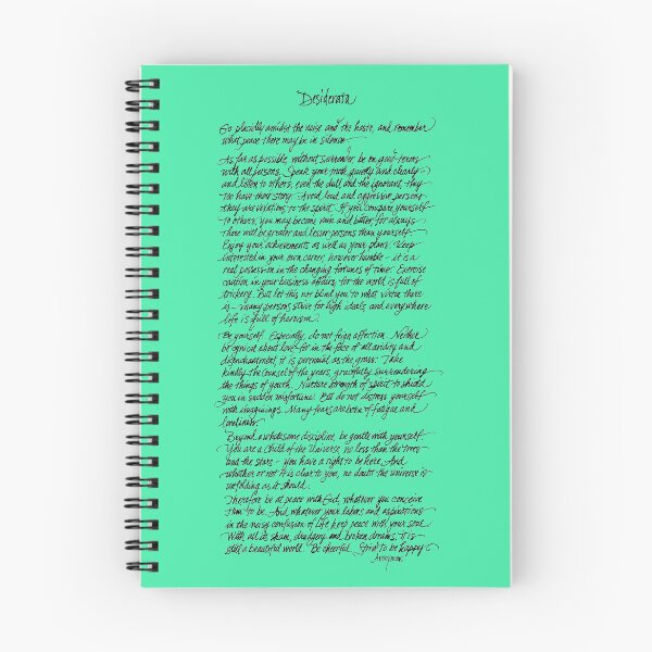 Item preview, Desiderata designed and sold by Rita Planchon.
