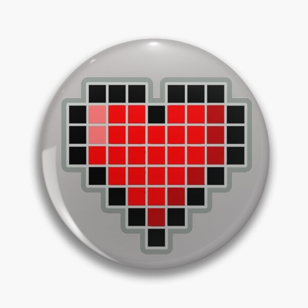 Item preview, One more life - pixel heart designed and sold by BagChemistry.