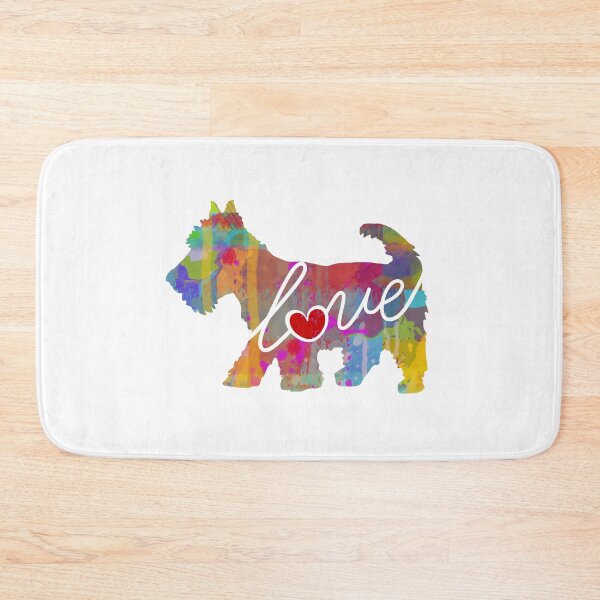 Item preview, Scottish Terrier (Scottie) Love - A Bright and Colorful Watercolor Style Gift designed and sold by traciwithani.