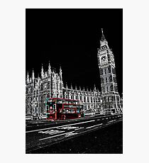 London Bus Photographic Print