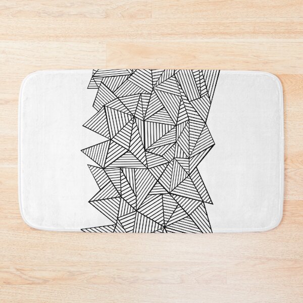 Item preview, Abstraction Lines #2 Black and White designed and sold by ProjectM.