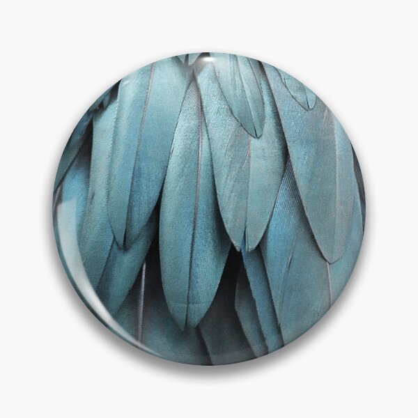 Item preview, FEATHERS METALLIC BLUE by Monika Strigel designed and sold by SunlightStudios.