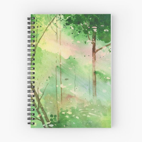Artikelvorschau, Aquarell Wald entworfen und verkauft von Bethany Gustafson.