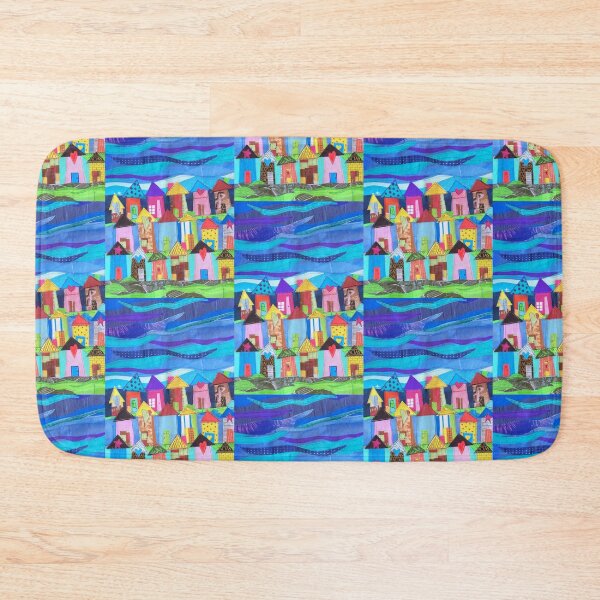 Item preview, Beach Bungalow on a Breezy Blue Night designed and sold by ACracker69.