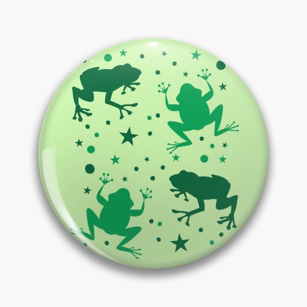 Item preview, green frog pattern designed and sold by jazzydevil.