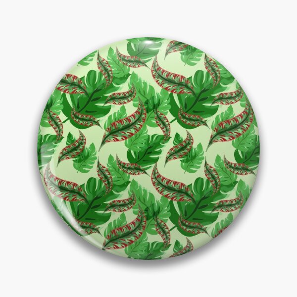 Artikelvorschau, Toucan Tropical Leaves in Lime entworfen und verkauft von Sharon Schwalbe.