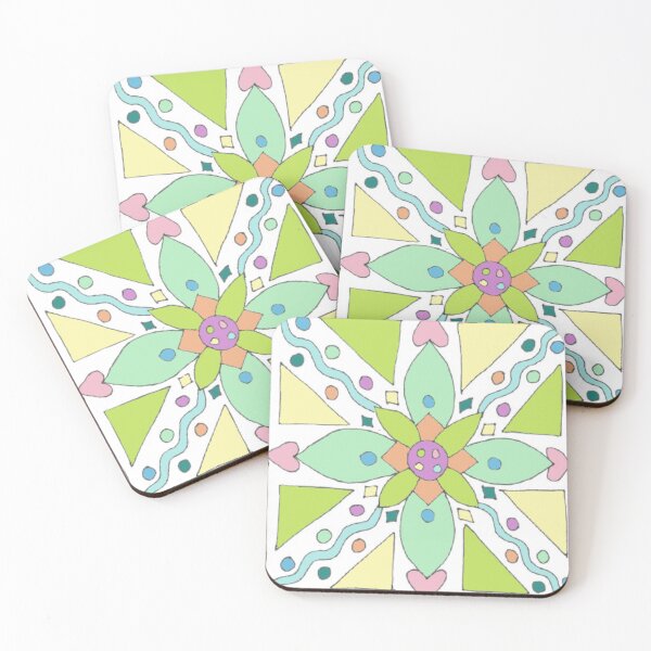 Item preview, Lala Squiggle Tile Doodle White designed and sold by LalaDoodleBug.